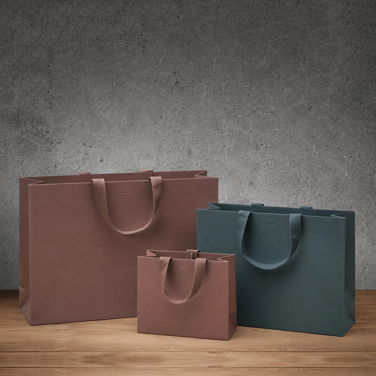 Luxe kraft papieren draagtas met lint