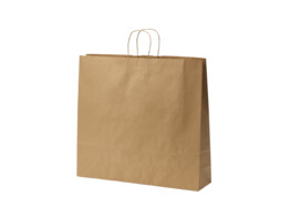 Brown paper bags with twisted handle