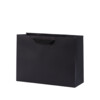 5 x10 Luxe kraft pap. draagtas met zwarte linten - 45 16x33cm - Died Black