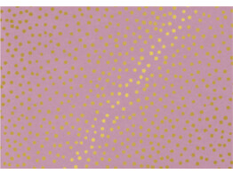 Wrapping paper ECO SPOTS Pink / Gold
