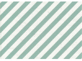 Geschenkpapier Eco - Stripes Wit / Groen 70cmx200m