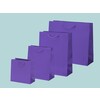 Luxury glossy purple paper bags