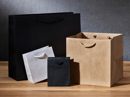 Luxe kraft papieren tas-tile-1