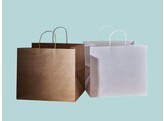 Sacs en papier TakeAway avec poignees torsadees