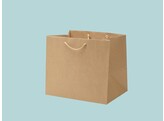 Luxury brown paper Takeway bags