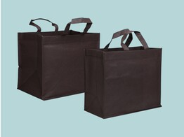 Brown NW shoppingbag with reinforcements