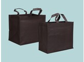 Brown NW shoppingbag with reinforcements