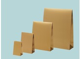 Mat laminated gold paper gift pouches